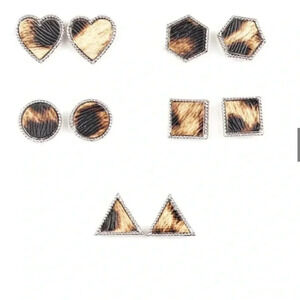 Paparazzi Starlet Shimmer Earring Kit- Animal Print‎
